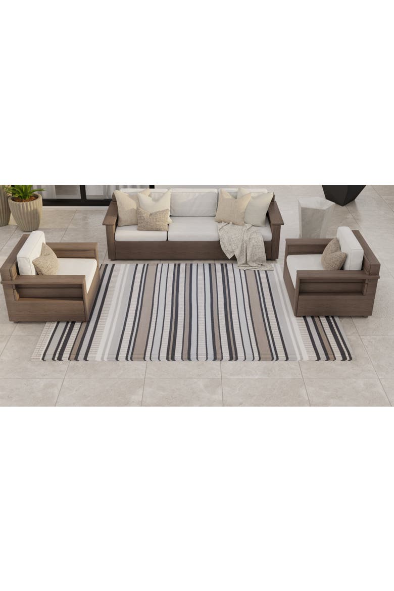 Stripes Rug, Alternate, color, Cool Grey - 5'x8'