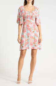 ICHI Floral Print Dress
