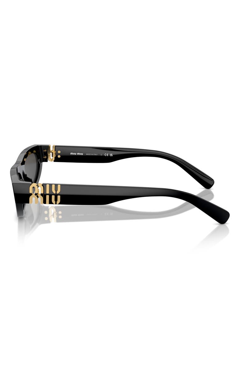 Miu Miu 56mm Irregular Sunglasses, Alternate, color, 