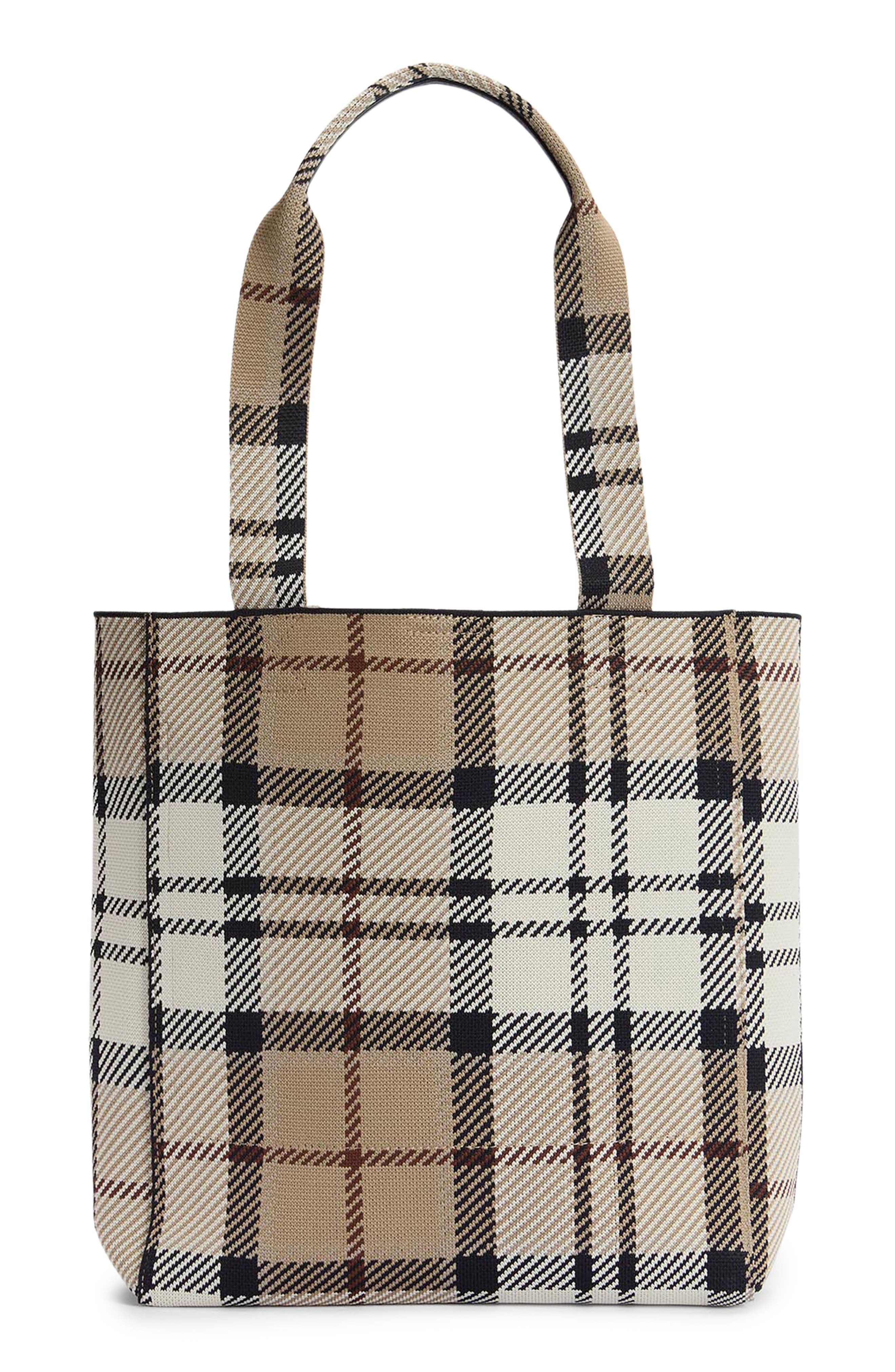Barbour Layla Tartan Shopper Bag, Alternate, color, Rosewood Tartan