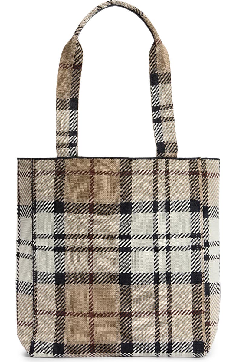 Barbour Layla Tartan Shopper Bag, Alternate, color, Rosewood Tartan