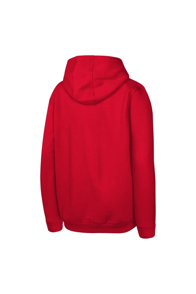 Youth Outerstuff Red New Jersey Devils Primary Logo Pullover Hoodie, Alternate, color, Red