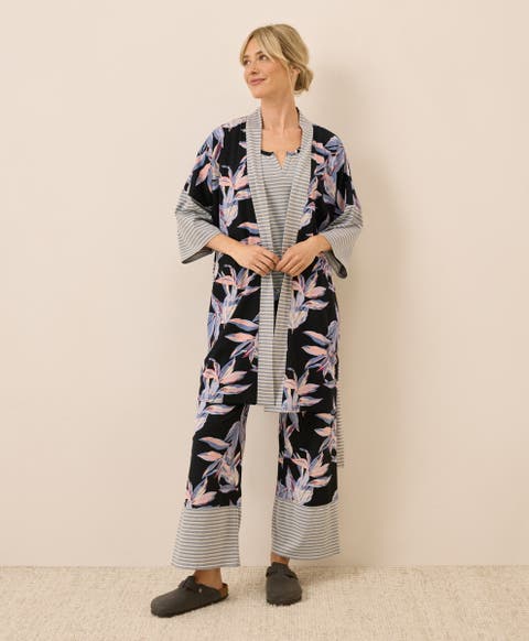 Organic Staycation Short Robe