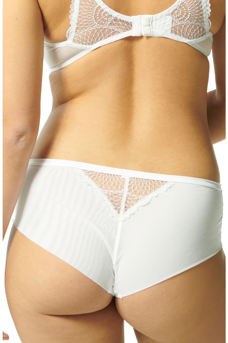 Reflet Boyshorts, Alternate, color, WHITE