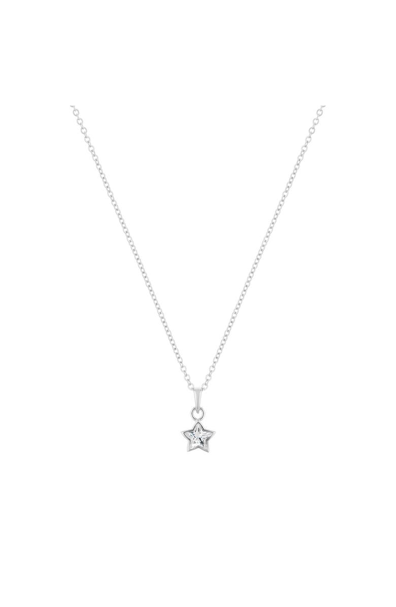 LaBante London Divine Star Sterling Silver Necklace, Main, color, Silver