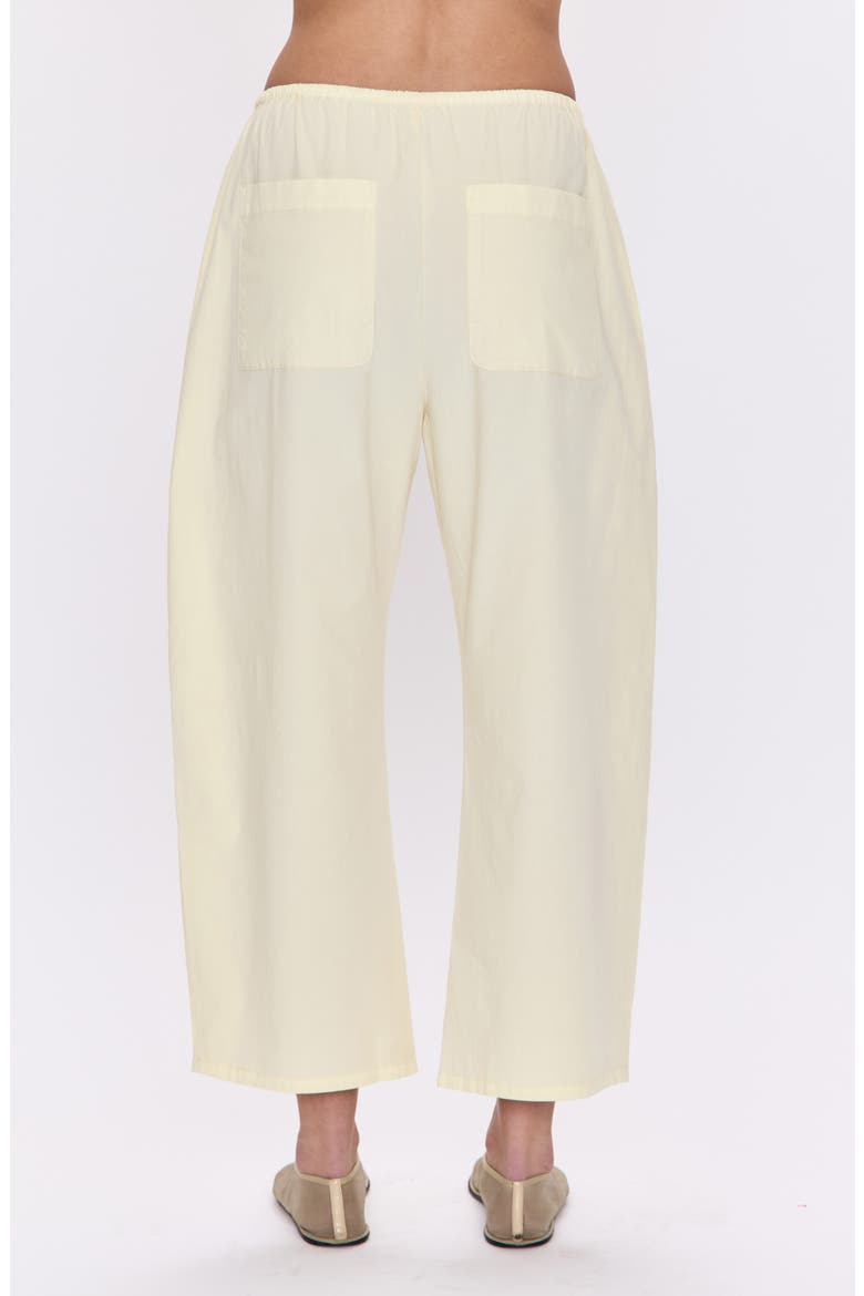 Theo Stretch Cotton Ankle Drawstring Pants, Alternate, color, LEMONADE