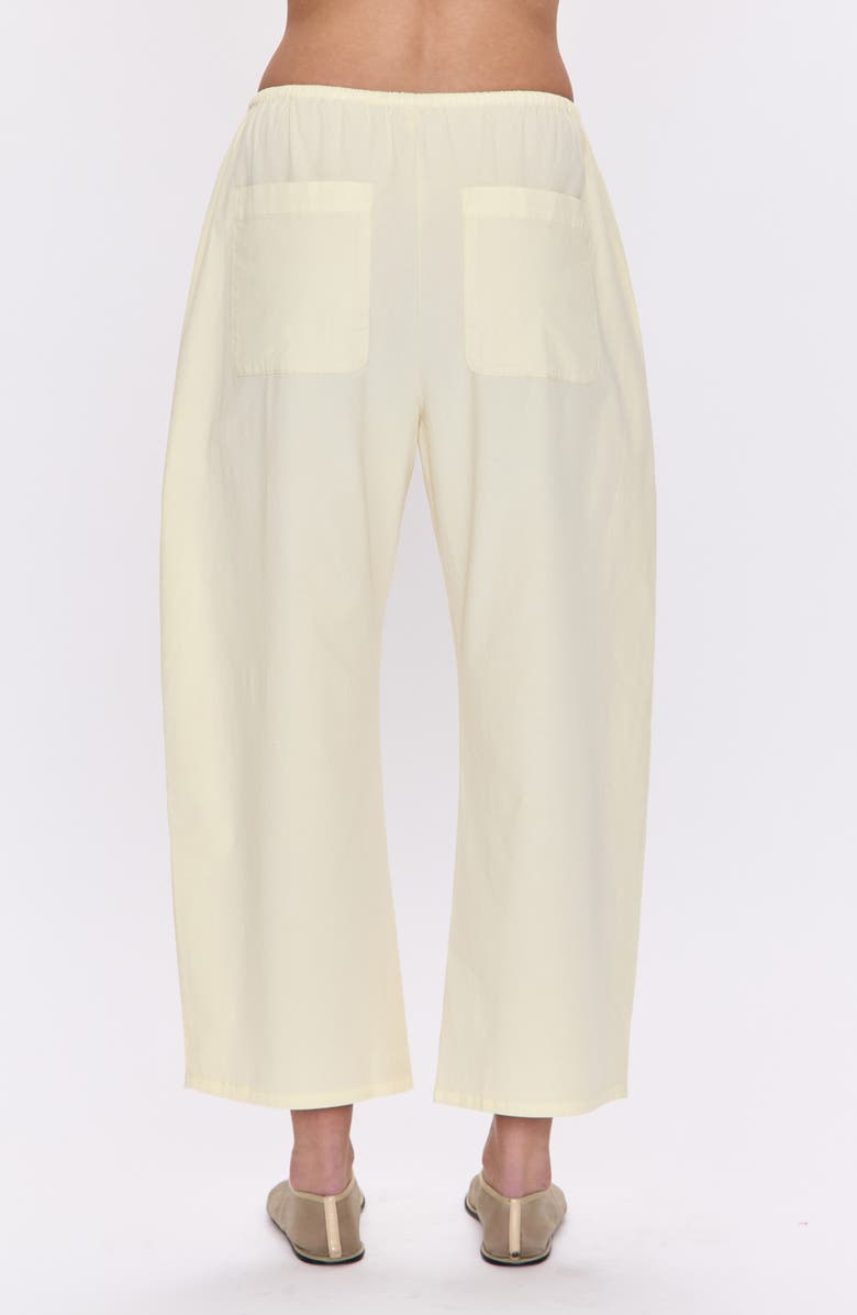 Pistola Theo Stretch Cotton Ankle Drawstring Pants, Alternate, color, Lemonade