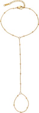 Adornia Beaded Hand Chain