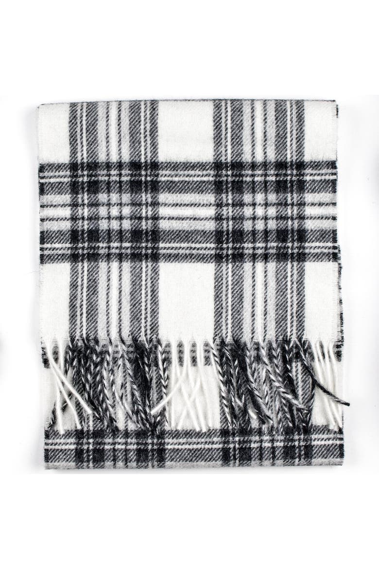 Merino Lambswool Tartan Scarf, Alternate, color, Dress Grey Stewart