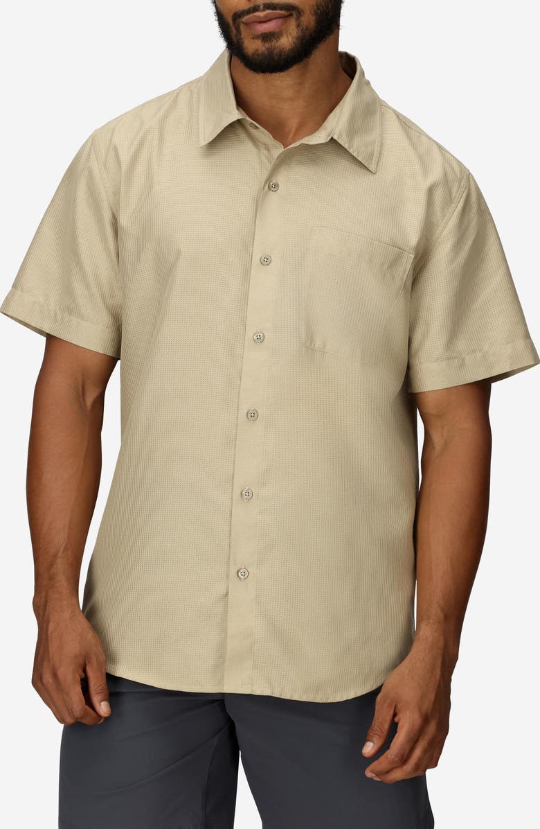 Marmot AirExchange UPF Short Sleeve Button-Up Shirt, Main, color, 