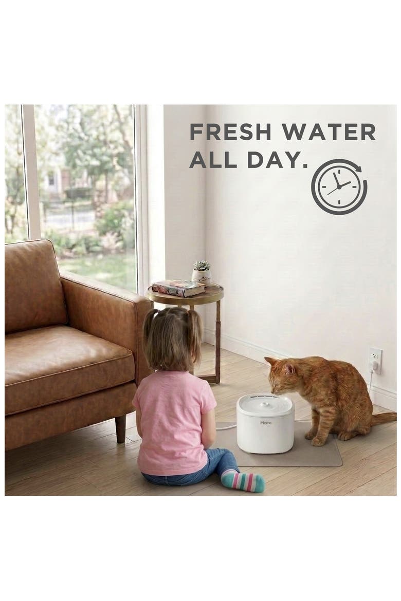 Pet Water Fountain, Alternate, color, CLEAR
