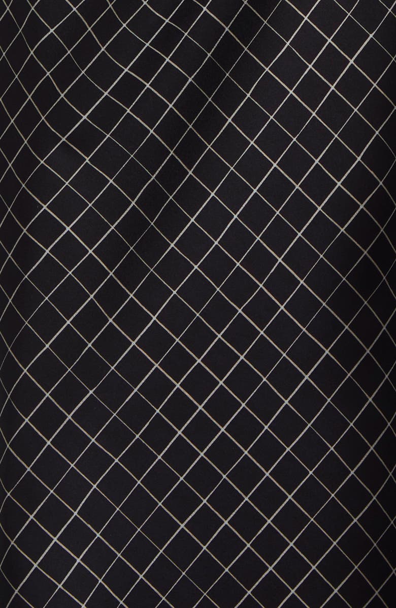 Vince Trellis Plaid Sleeveless Midi Wrap Dress, Alternate, color, 