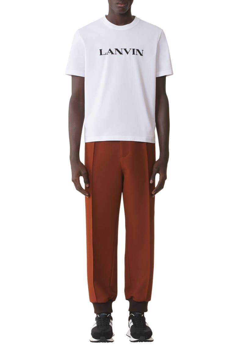 Embroidered Cotton T-Shirt, Main, color, Blanc Optique