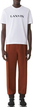 Lanvin Embroidered Cotton T-Shirt