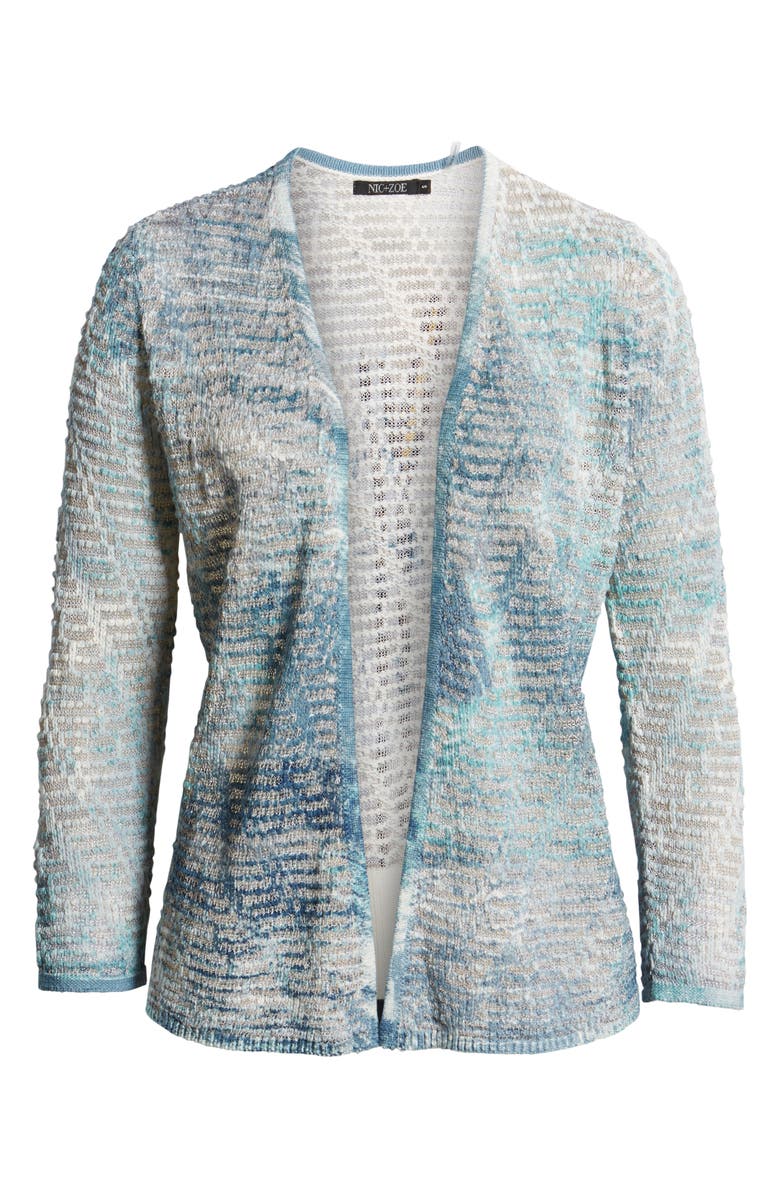NIC+ZOE Sea Map Cardigan, Alternate, color,