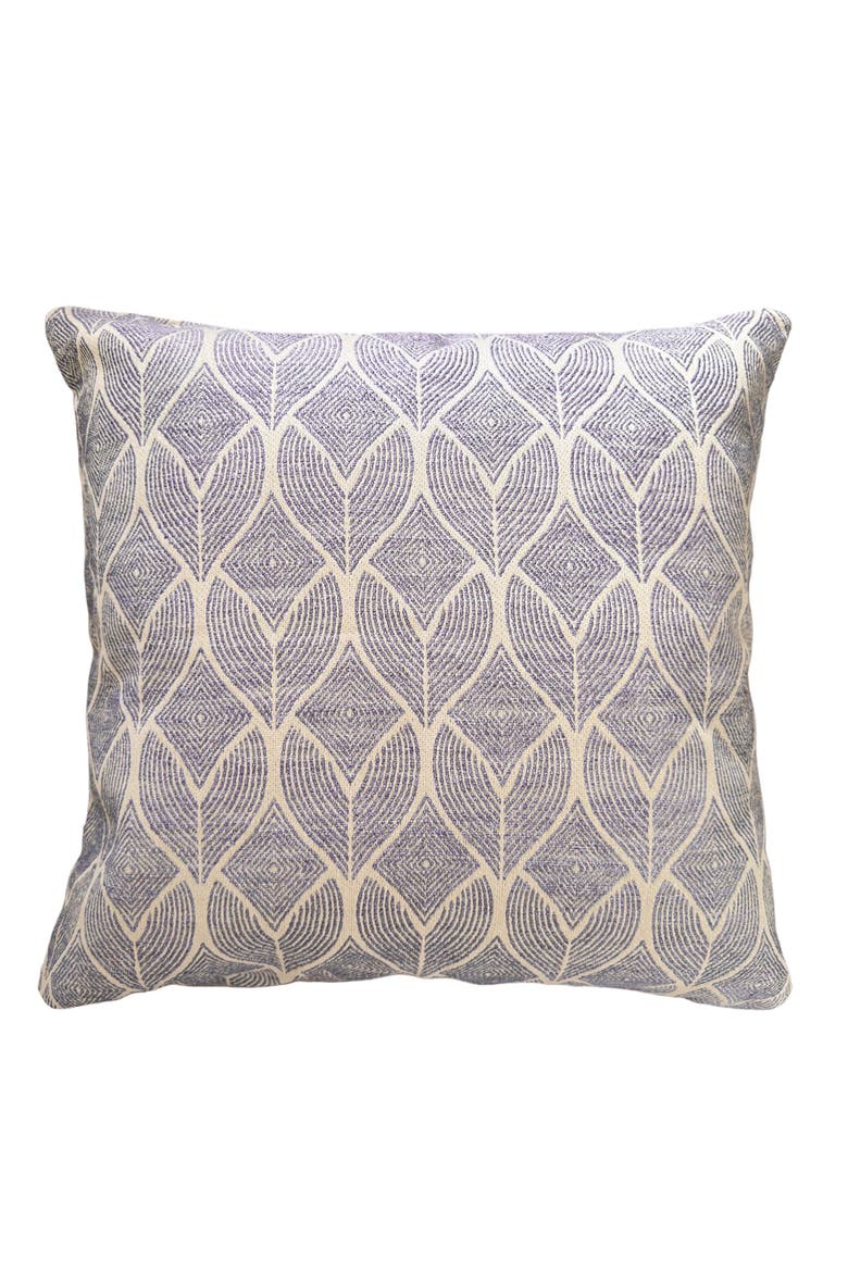Cool Tropics Indoor Outdoor Pillow, Main, color, Indigo
