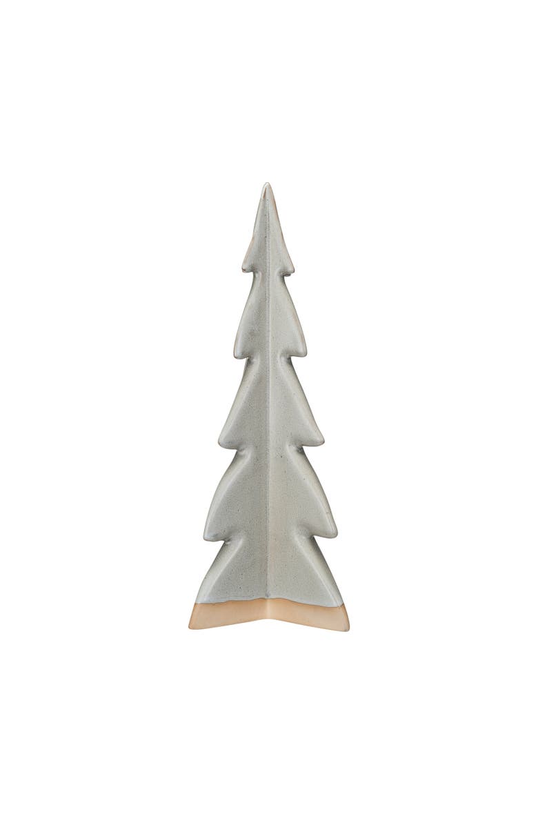 Storied Home Tall Decorative Stoneware Tree with Reactive Glaze, Main, color, 