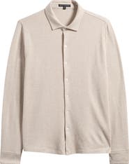 Robert Barakett Dobston Cotton Blend Button-Up Shirt