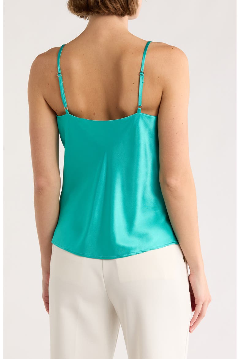 Cowl Neck Satin Camisole, Alternate, color, MARINE