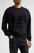 Balmain 1945 Logo Graphic Sweatshirt