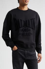 Balmain 1945 Logo Graphic Sweatshirt