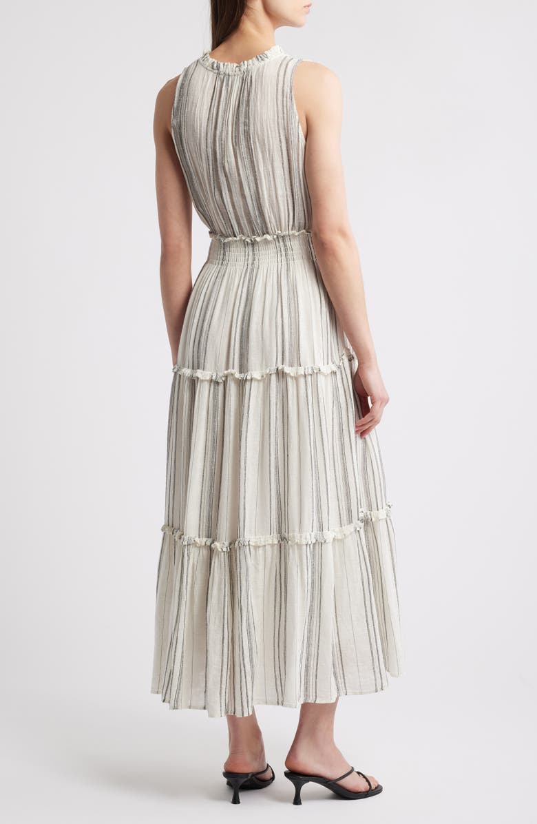 Rails Loulou Stripe Sleeveless Linen Blend Maxi Dress, Alternate, color, Basque Stripe