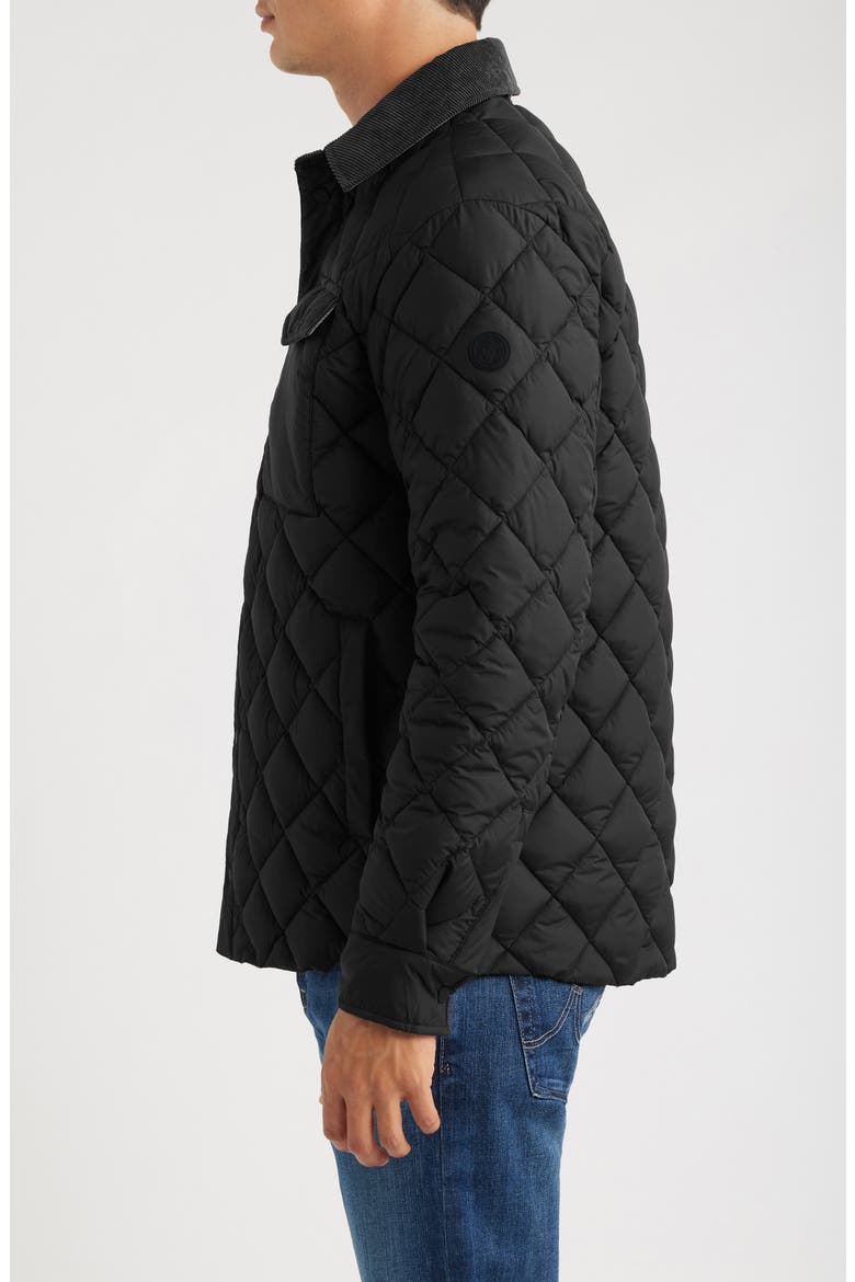 Firmin Water Resistant Quilted Puffer Jacket, Alternate, color, BLACK