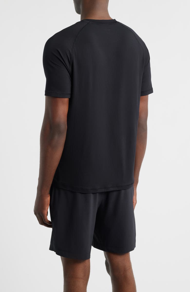 Zella Endurance Performance T-Shirt, Alternate, color, Black