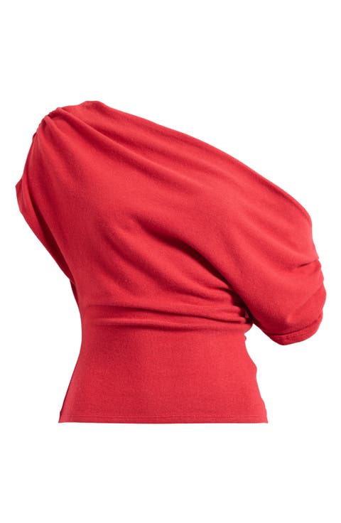 Iris Asymmetrical Jersey Top