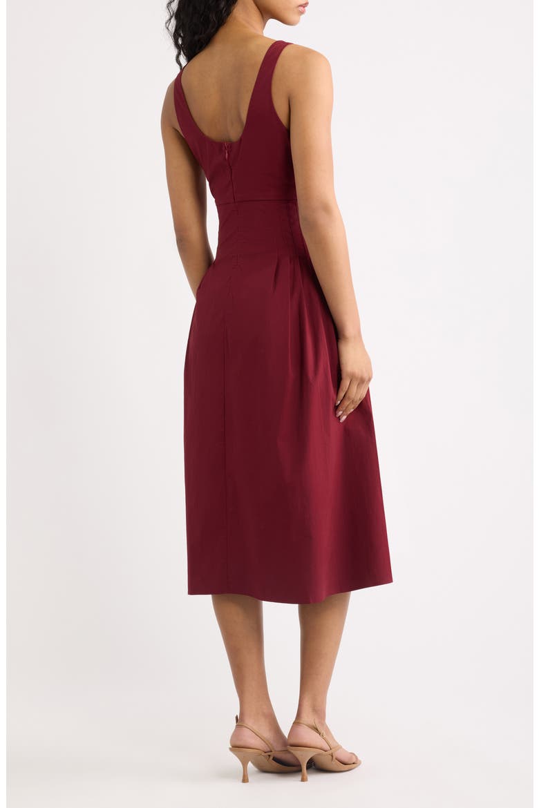 The Josie Midi Dress, Alternate, color, SANGRIA