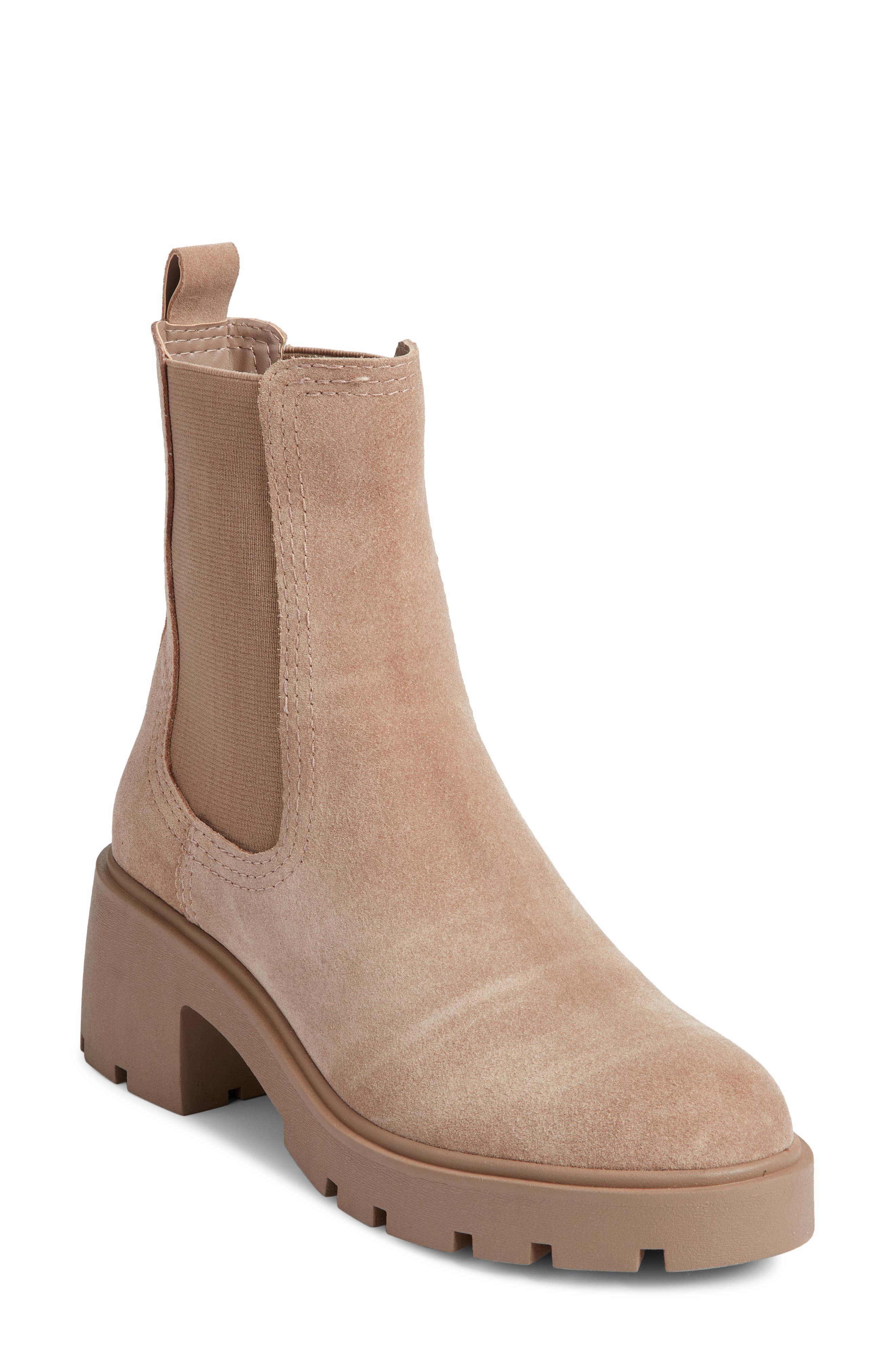 Haylan Chelsea Boot, Main, color, TAUPE SUEDE