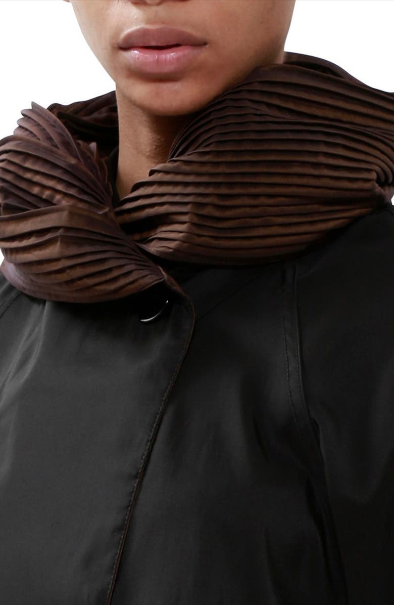 Mycra Pac Mini Donatella Reversible Hooded Raincoat, Alternate, color, Brown Black