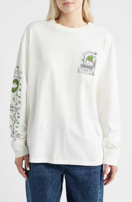 Graphic Plant Patch Organic Cotton Top