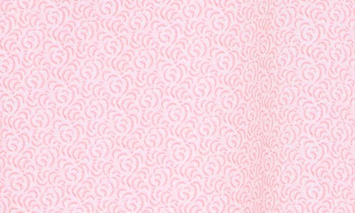 David Donahue Print Short Sleeve Sport Shirt In Pink