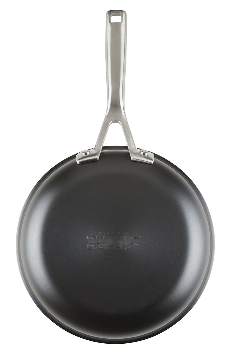 KITCHENAID NITRO 8.5-in. Carbon Steel Skillet, Alternate, color, Black