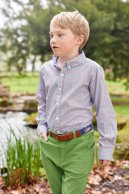 Little English Kids' Button Down Shirt In Teton Plaid