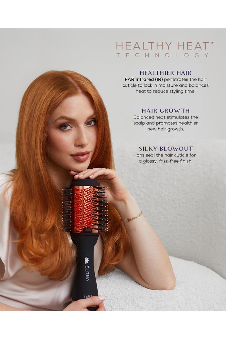 SUTRA® IR Infrared 3"Blowout Brush, Alternate, color, Rose Gold