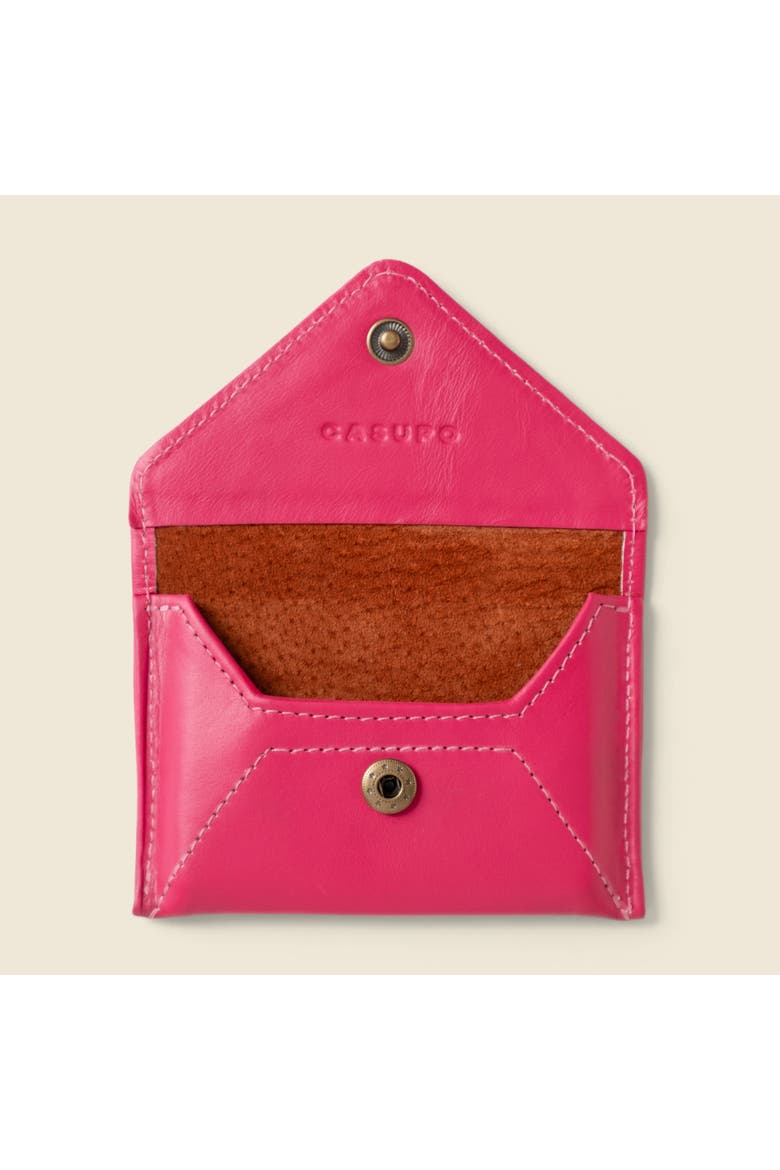 Mini Envelope Wallet with RFID Protection, Alternate, color, Raspberry