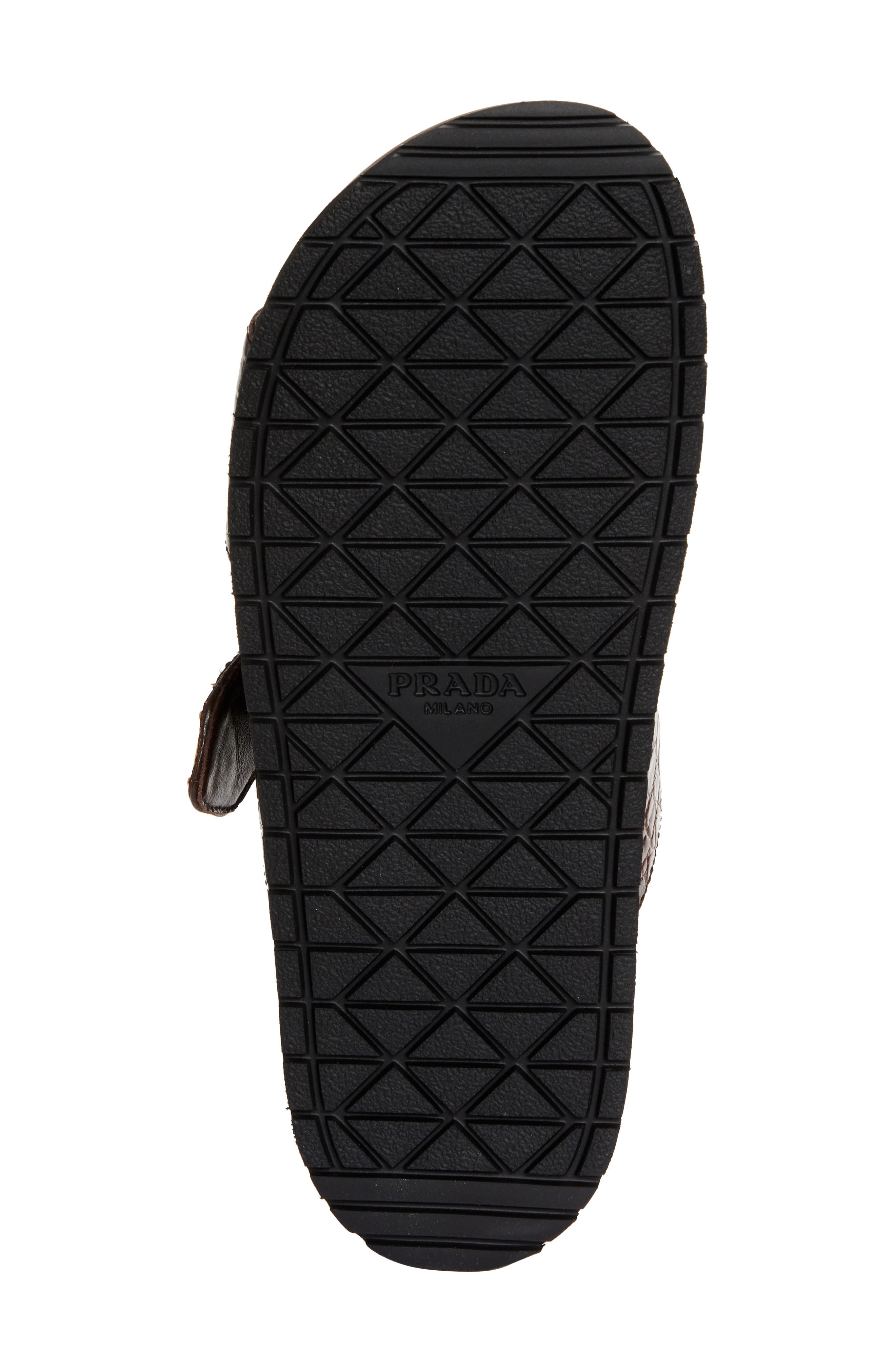 Logo Double Band Slide Sandal, Alternate, color, CACAO