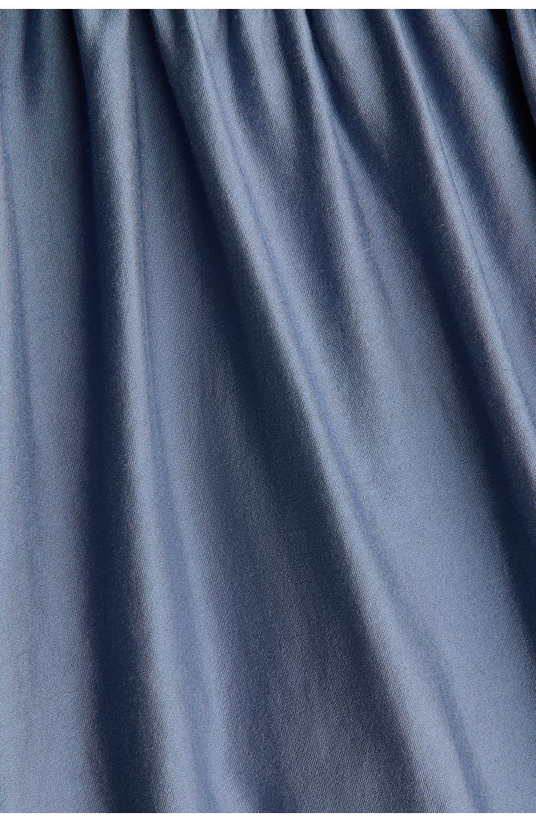 H&M Oversized Tie-detail Blouse, Alternate, color, Dusty Blue