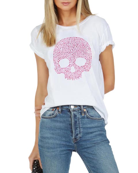Croft Short sleeve Vintage Tee Exclusive Stud Skull Tee