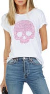 Lauren Moshi Croft Short sleeve Vintage Tee Exclusive Stud Skull Tee