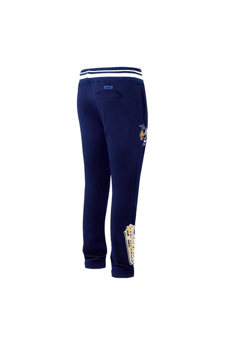 PRO STANDARD Men's Pro Standard Navy Georgia Tech Yellow Jackets Script Tail Fleece Sweatpants, Alternate, color, Navy