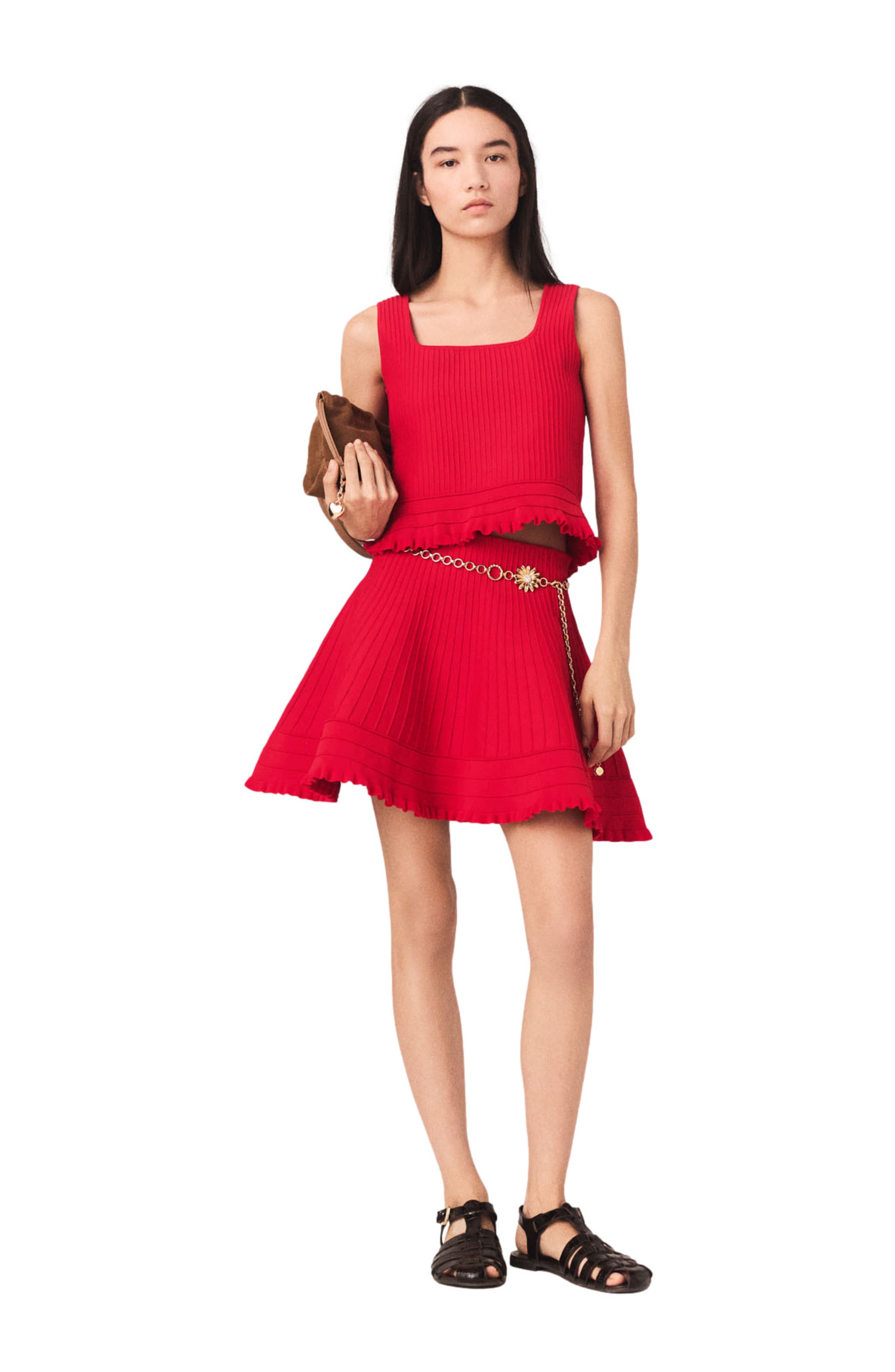 Ruffled knit top - image 2