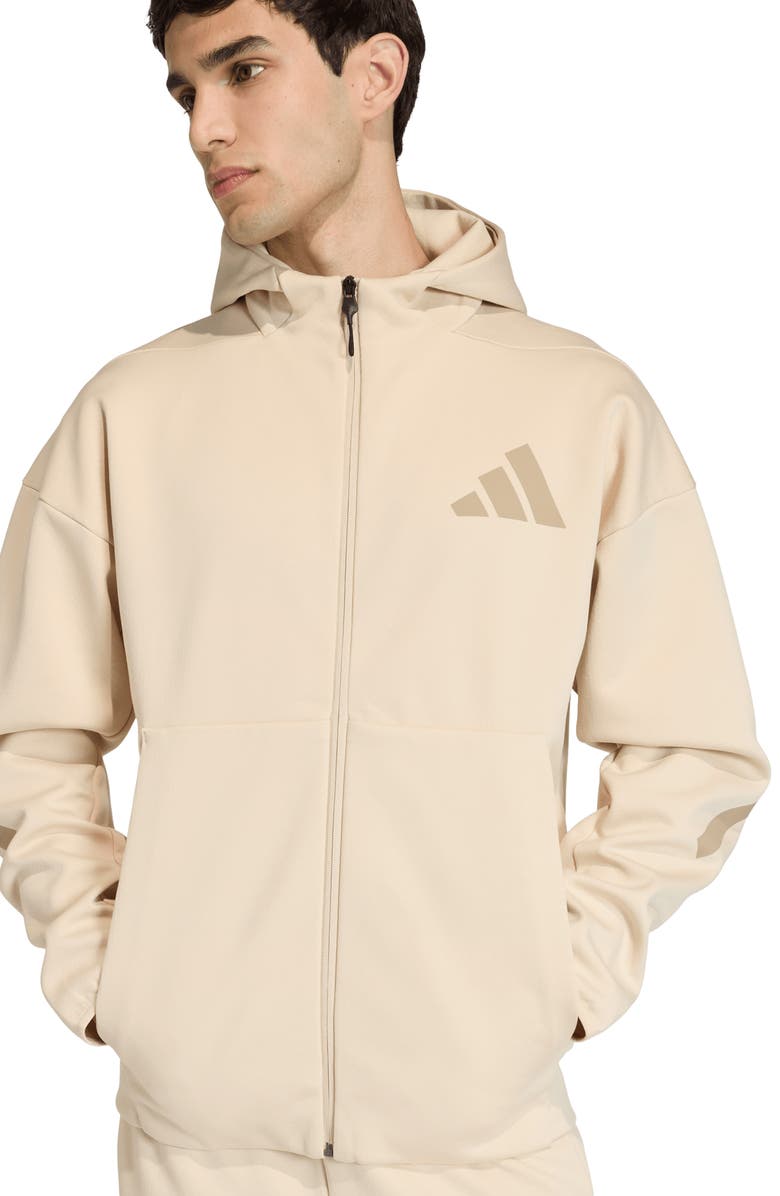 adidas Z.N.E. Hooded Jacket, Alternate, color, Crystal Linen/ /