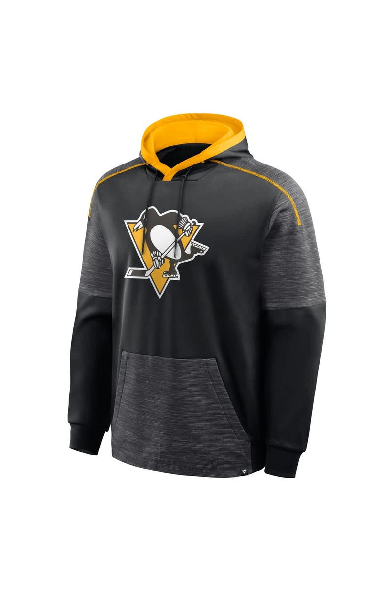 FANATICS Men's Fanatics Black Pittsburgh Penguins Goaltender Defender Pullover Hoodie, Alternate, color, Black
