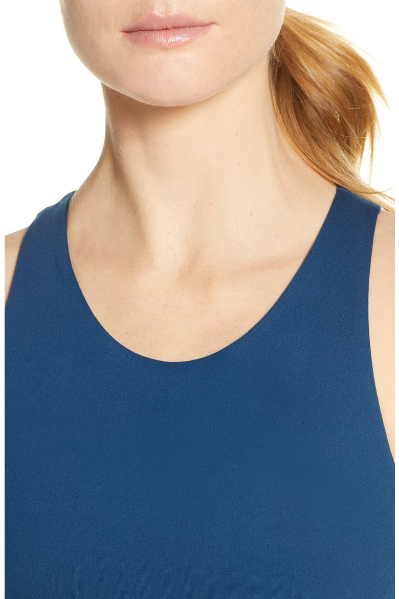 Exhale Studio Lite Sports Bra, Alternate, color, BLUE REEF
