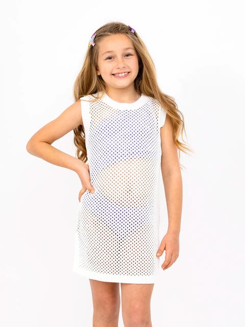 Crochet Knit Swim Coverup