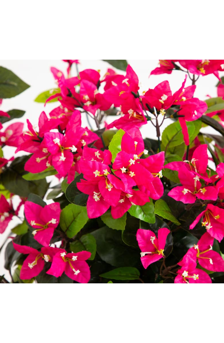 NEARLY NATURAL 4-ft UV Resistant Artificial Spiral Bougainvillea Tree, Alternate, color, Pink