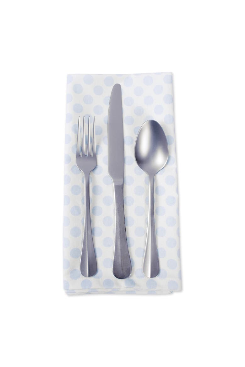 Printed Dots Napkin Set/6, Alternate, color, White